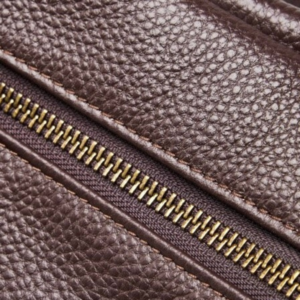 Elena | Damska torba shopper skórzana vintage