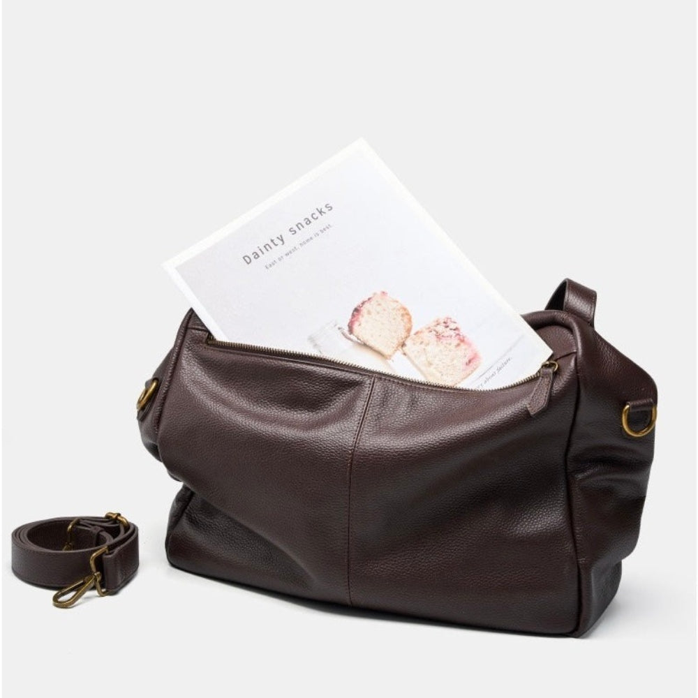 Elena | Damska torba shopper skórzana vintage