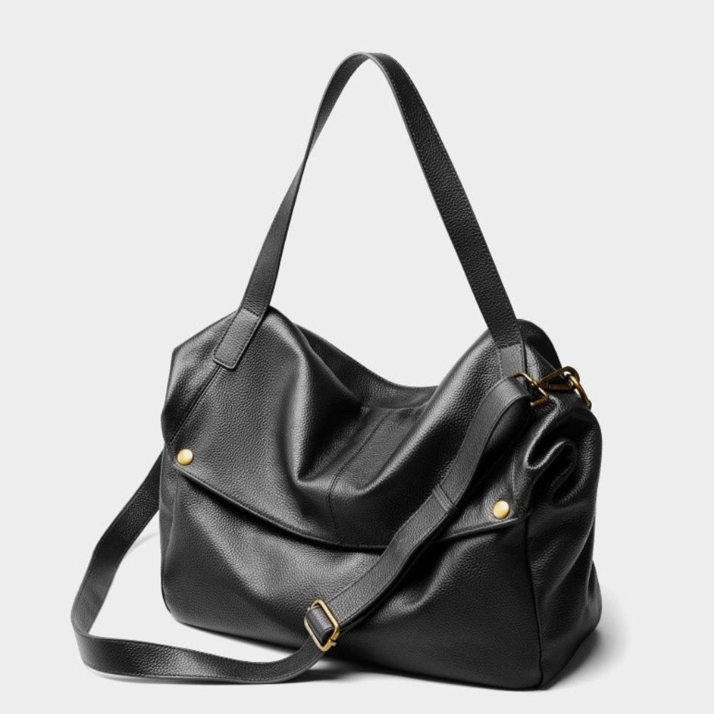 Elena | Damska torba shopper skórzana vintage