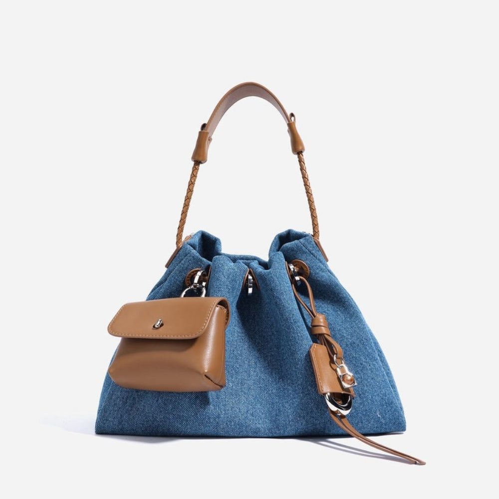 Serena Torba Denim Skórzana