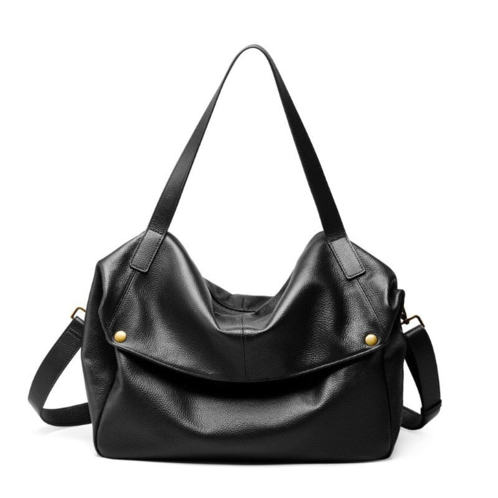 Elena | Damska torba shopper skórzana vintage