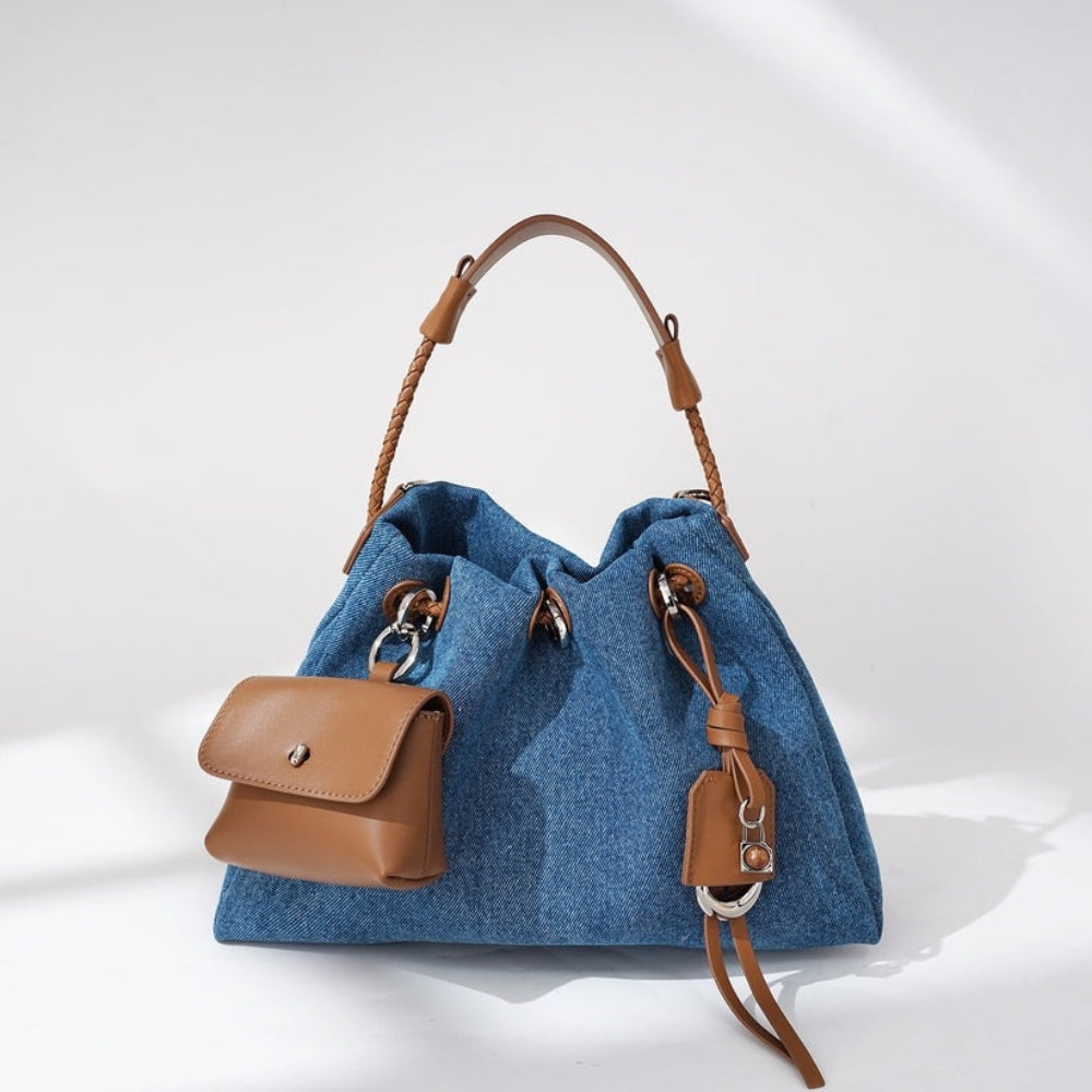 Serena Torba Denim Skórzana
