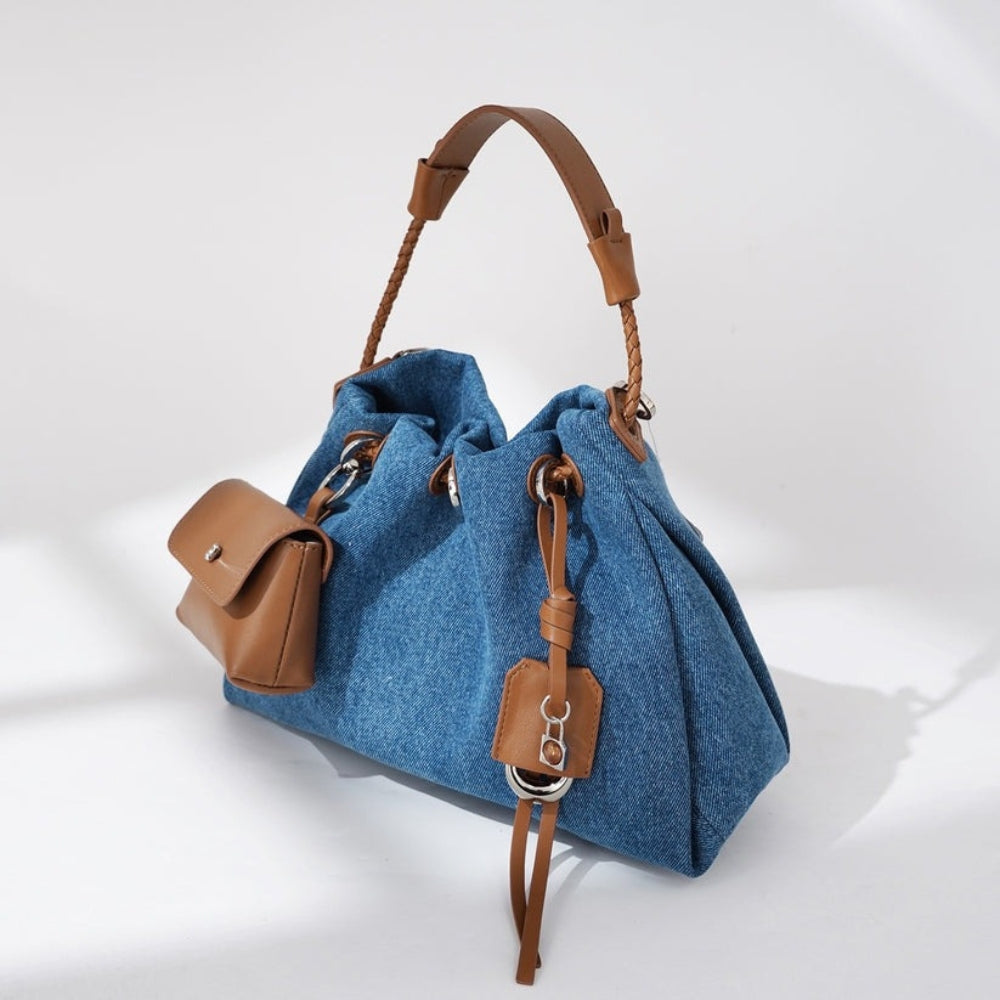 Serena Torba Denim Skórzana