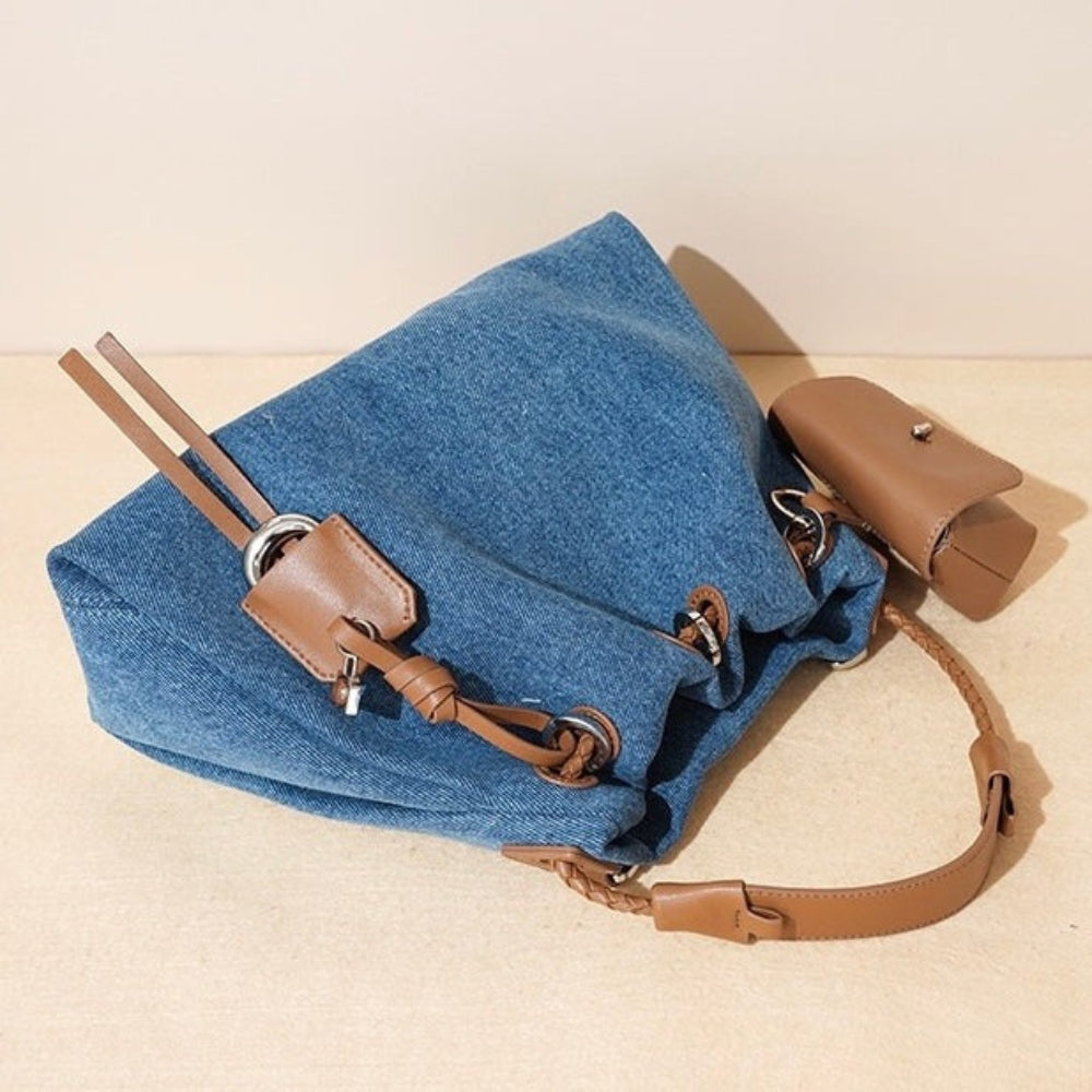 Serena Torba Denim Skórzana
