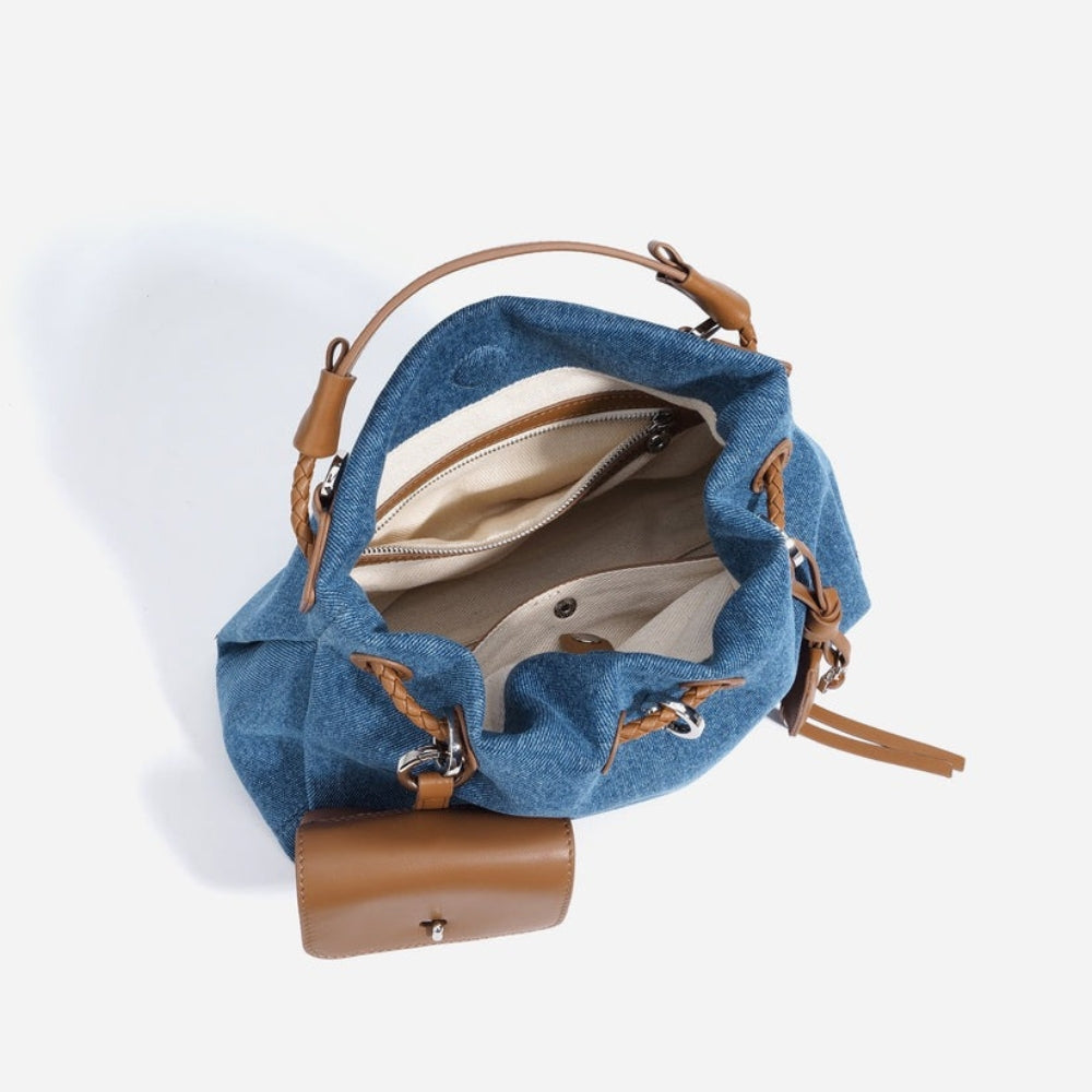 Serena Torba Denim Skórzana