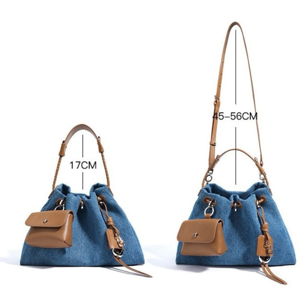 Serena Torba Denim Skórzana