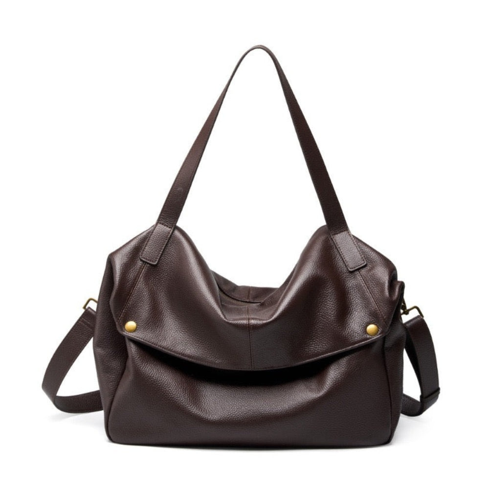 Elena | Damska torba shopper skórzana vintage